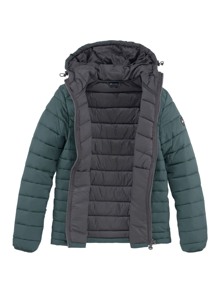Steppjacke in flaschengrün