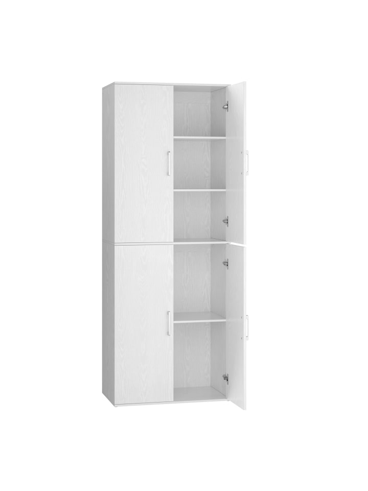 Aktenschrank Custos-old in Weiß - (B)60 x (H)180 x (T)40 cm