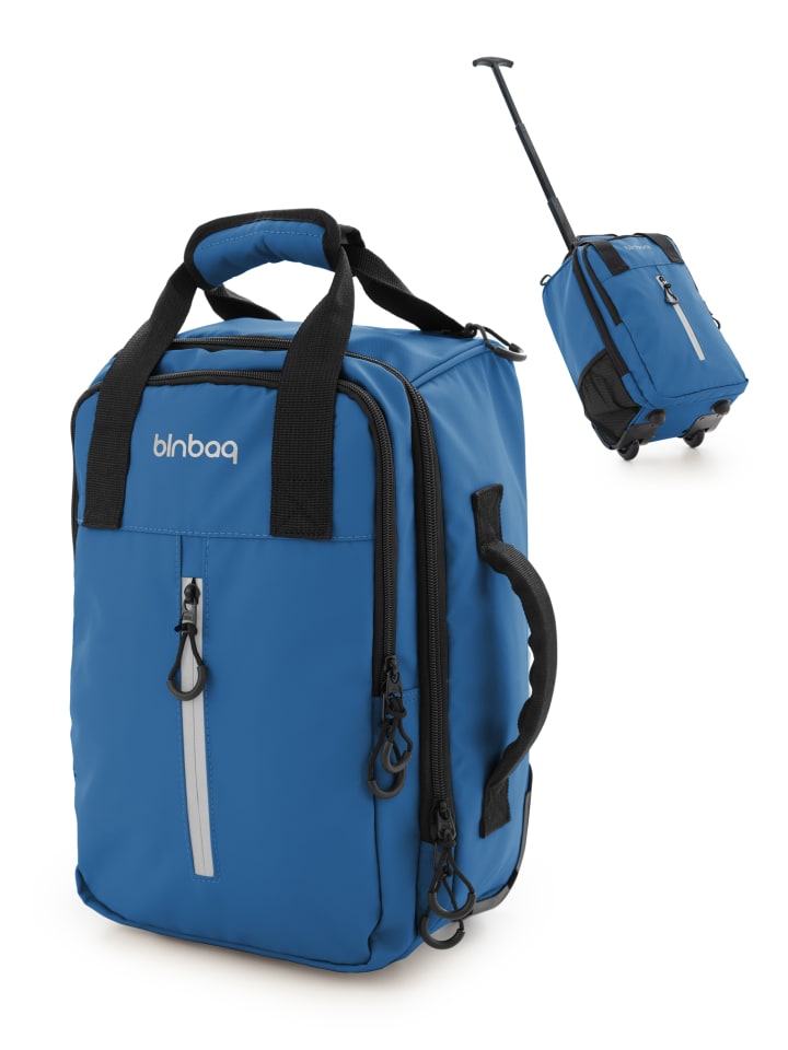 BLNBAG M7 - Underseat-Trolley 40×20×25 cm Handgepäck, 20 liter in Dunkelblau