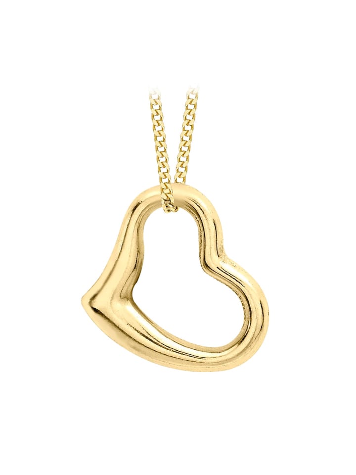 375 Gold Halskette Herz