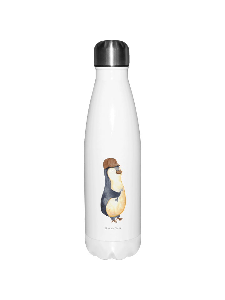 Trinkflasche Wenn Papa es nicht reparieren kann... in Weiß
