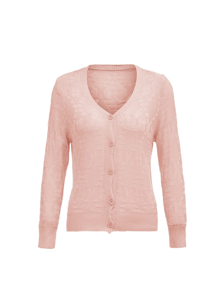 Damen Strickjacke in Rosa