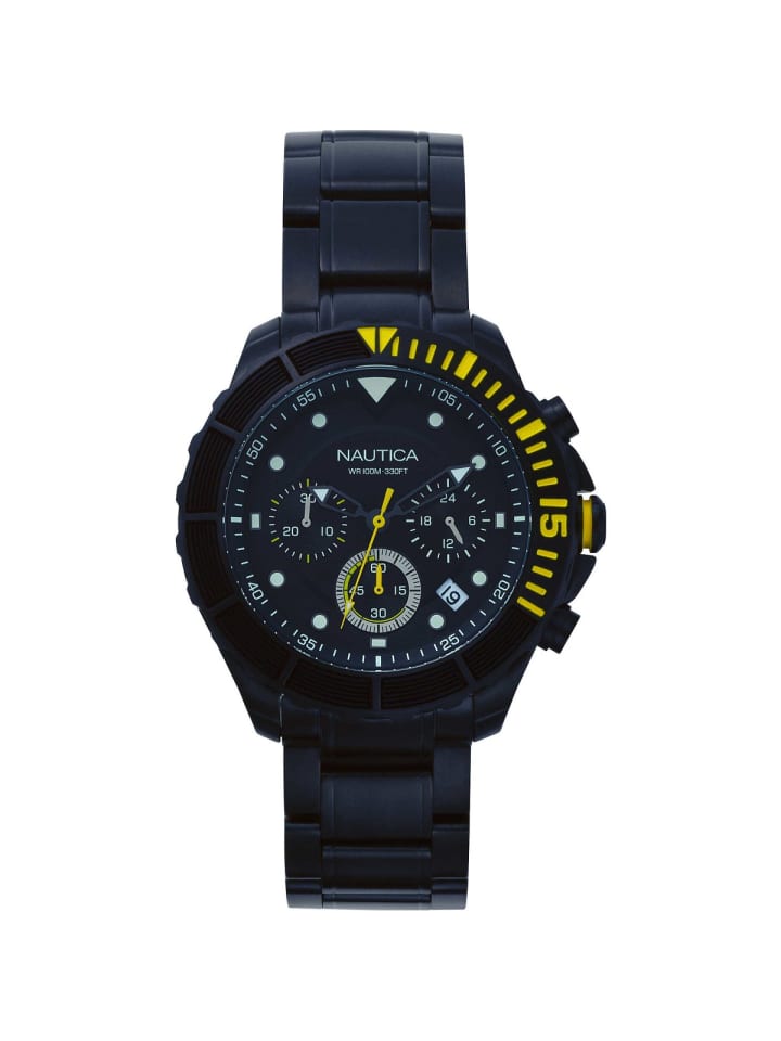 Quarzuhr NAPPTR006 in schwarz
