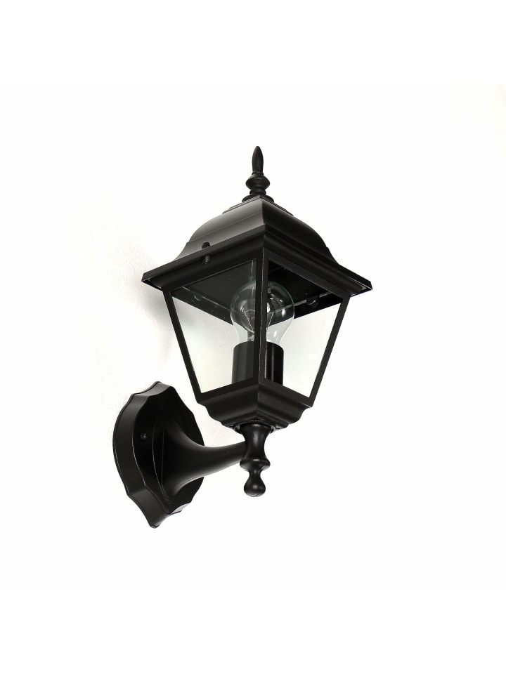 Außen Wandlampe (B)15 x (H)34.5 cm in Schwarz