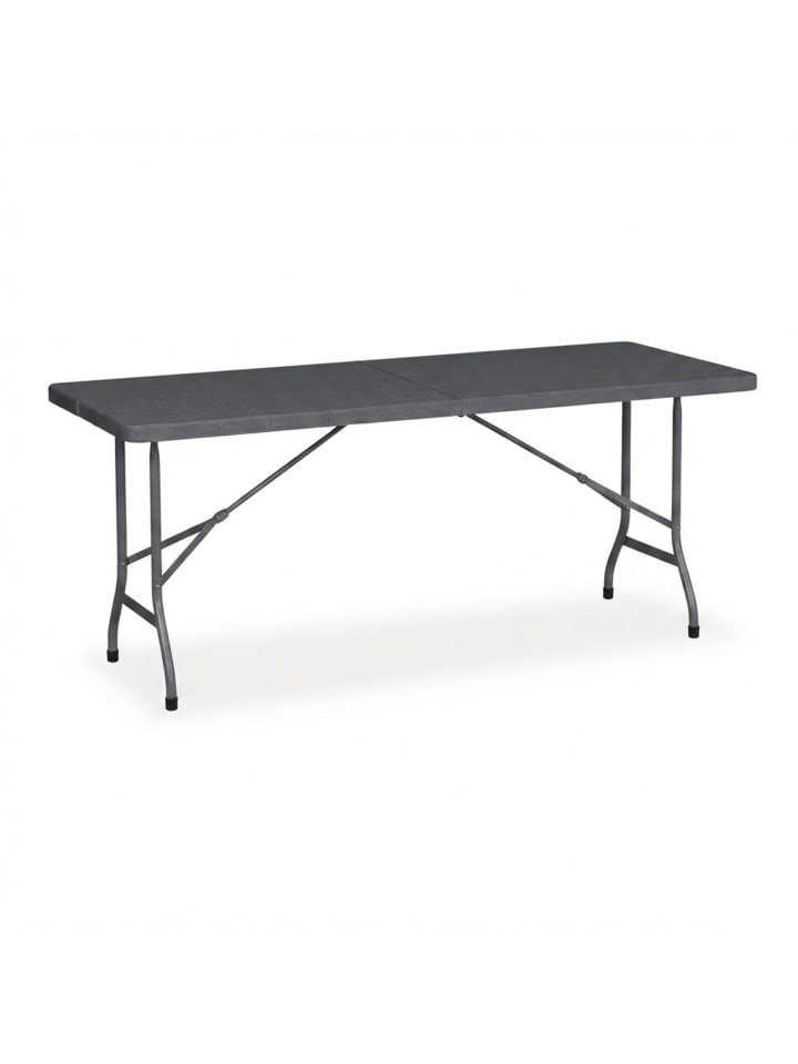 Gartentisch in Grau - (B)180 x (H)73 x (T)74 cm