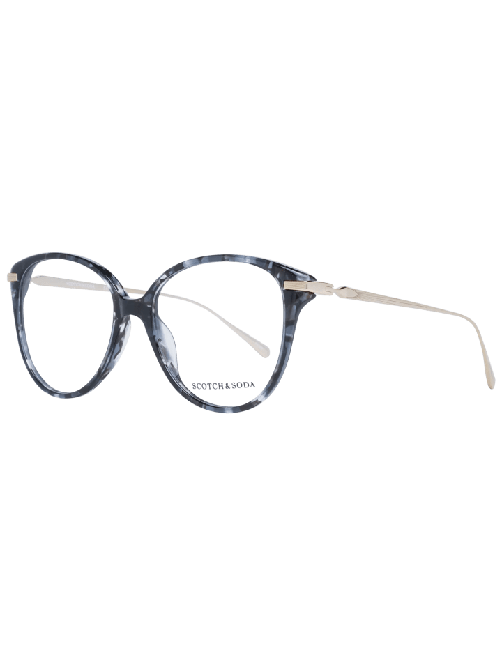 Damen Optische Fassungen Rund Schwarz