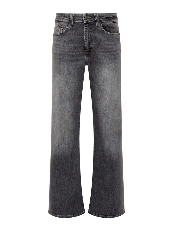Jeans Malibu - Wide Leg - in Lt Smoke Brushed