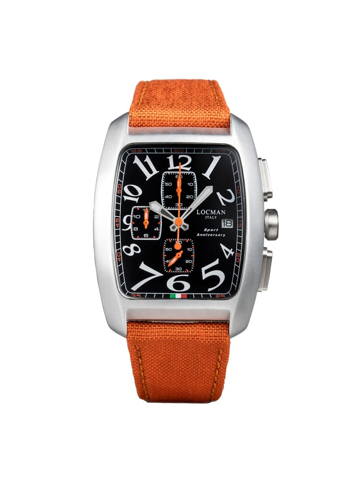 Herrenuhr "Sport Anniversary Chronograph" in Orange