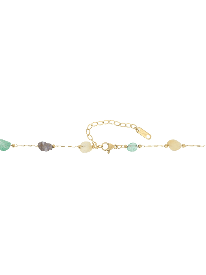 Damen Halskette aus Edelstahl 43 cm in gold