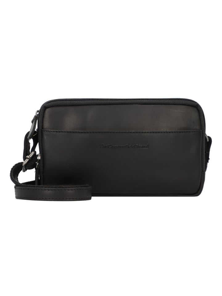 Ellon Umhängetasche Leder 20 cm black