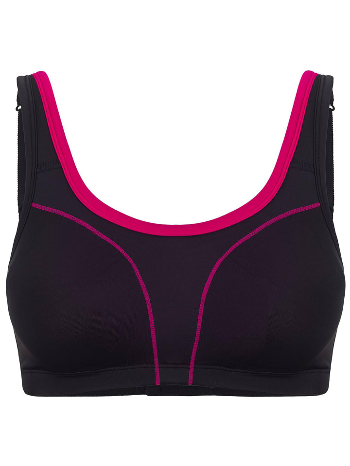 Sport BH Move high in schwarz-pink