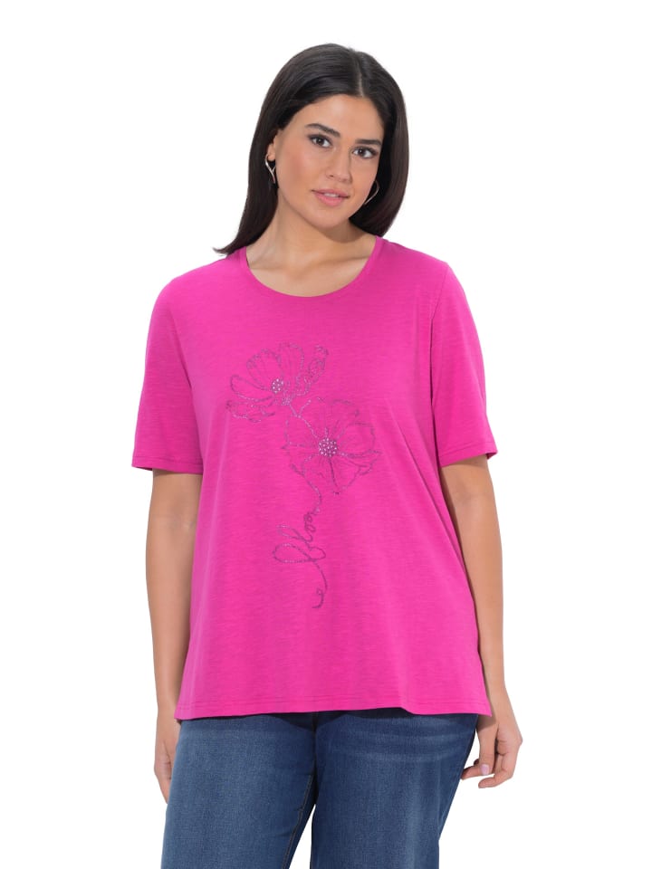 Shirt in kräftiges pink