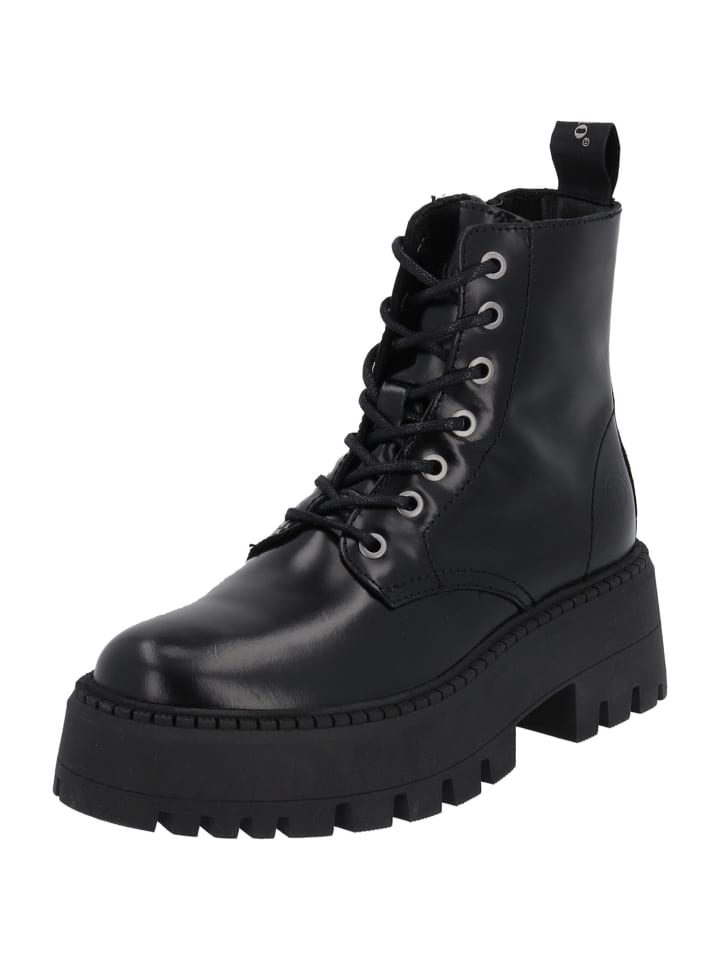 Schnürstiefeletten Biak PL in Schwarz