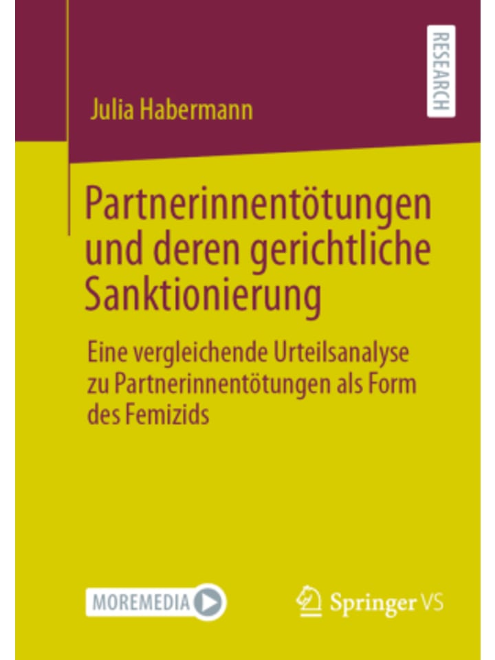 Buch - Partnerinnentötungen und deren gerichtliche Sanktionierung