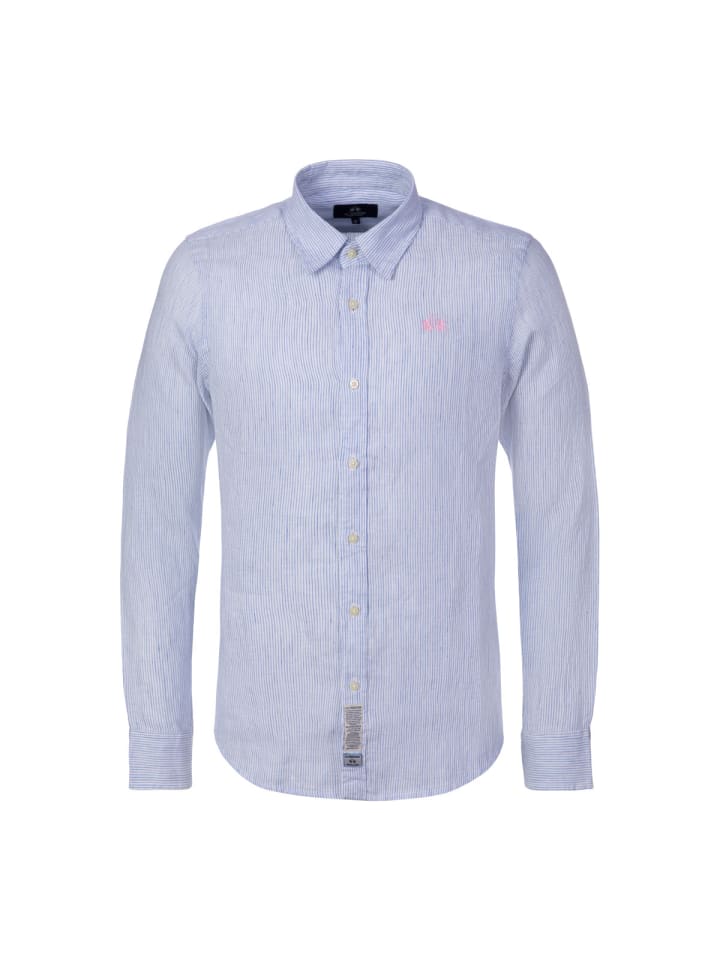 Langarmhemd MCC013 in hellblau