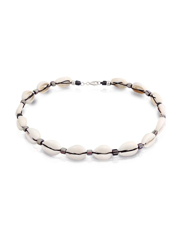 Halskette 925 Sterling Silber Muschel in Silber