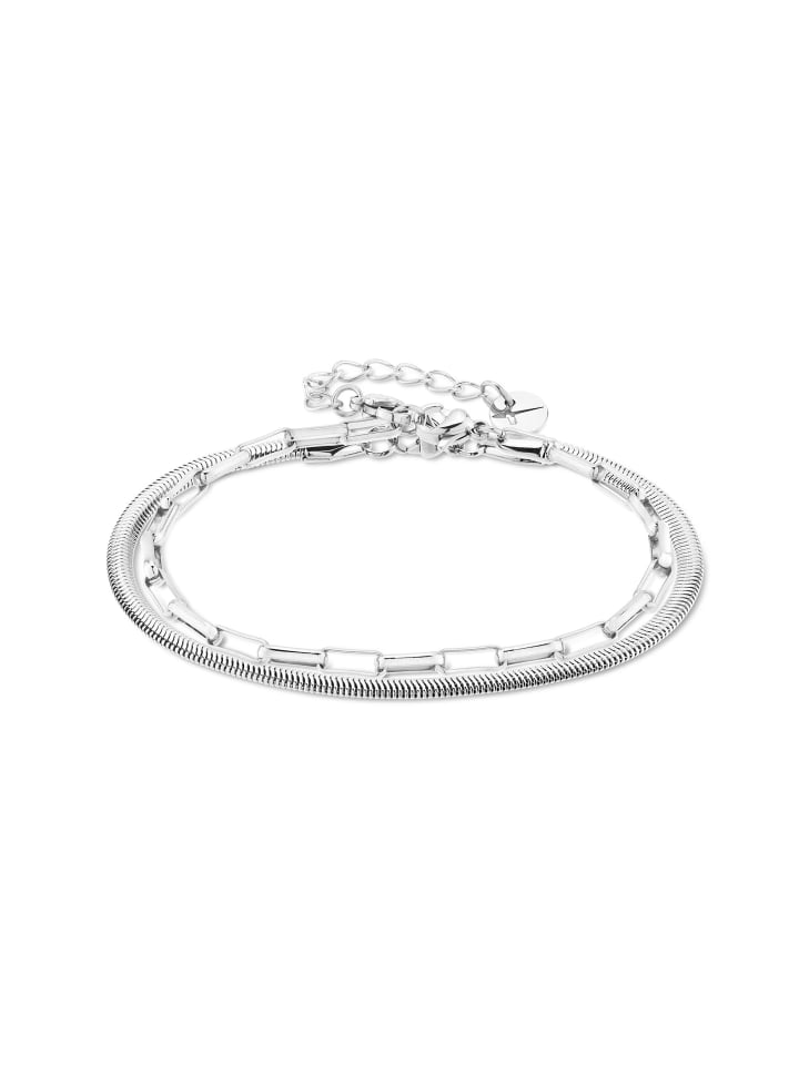 Schmuck-Set Modern Layering in silber