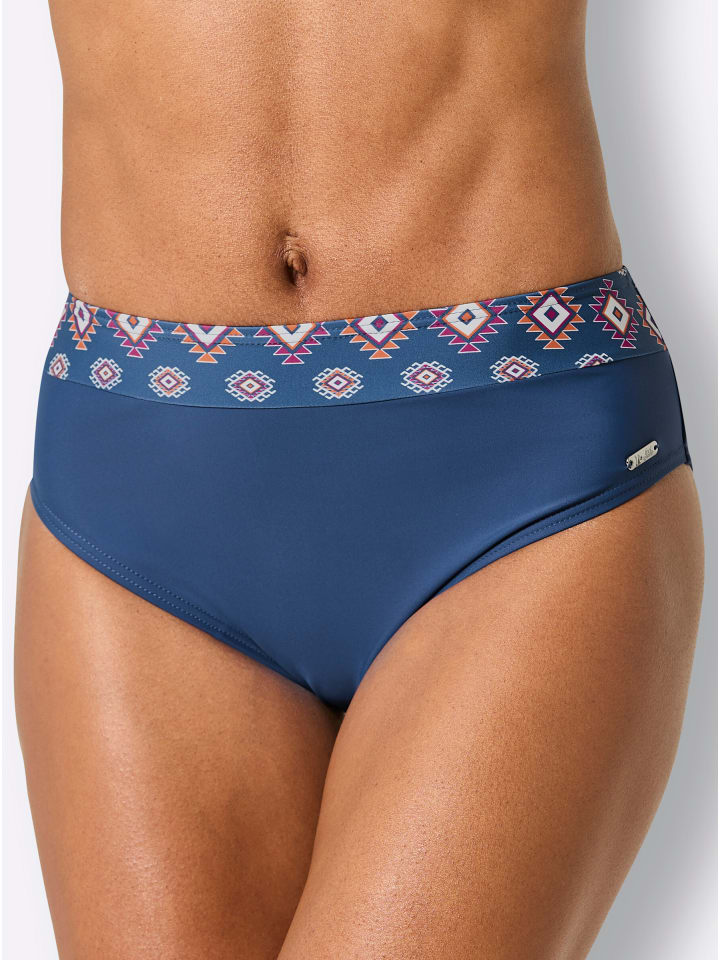 Bikini-Slip in jeansblau
