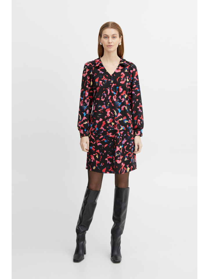 Kleid IHKATE Regular fit in Poppy Red Print Mix 1