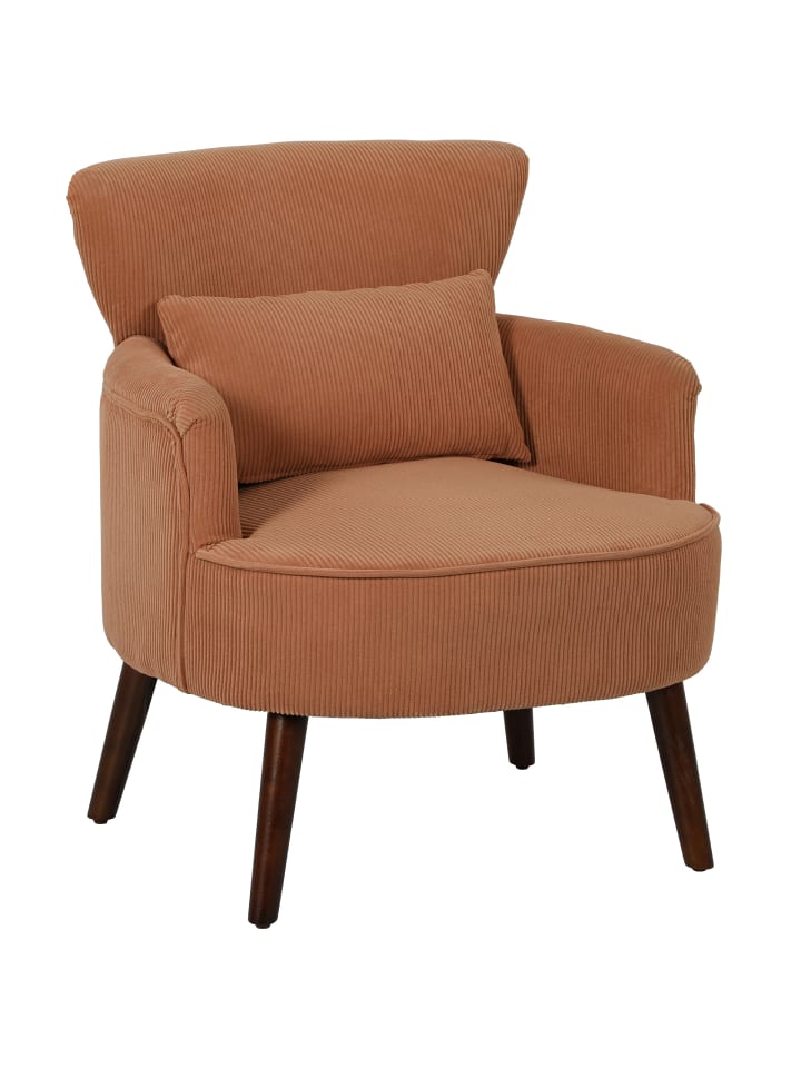 Einzelsessel in Orange 69,5L x 69B x 78H cm