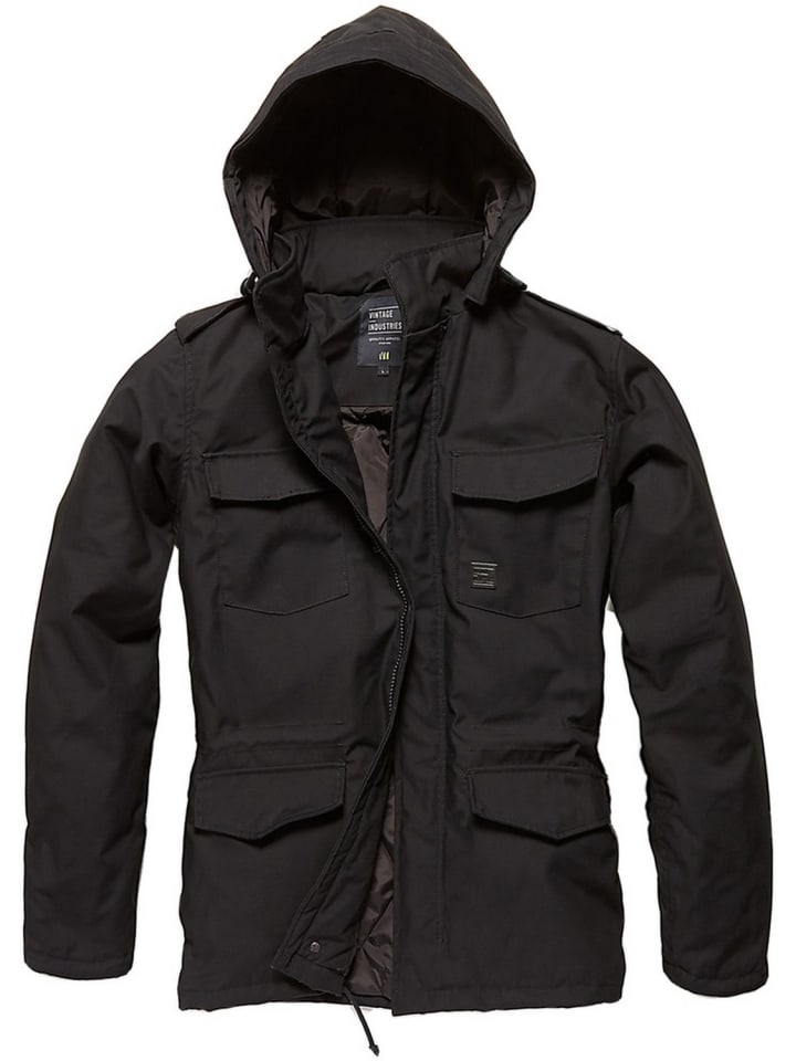 Winterjacke in Schwarz