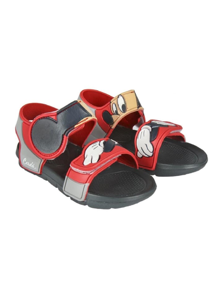 Disney Mickey Mouse Sommerschuhe – Leichte & bequeme Sandalen in Rot