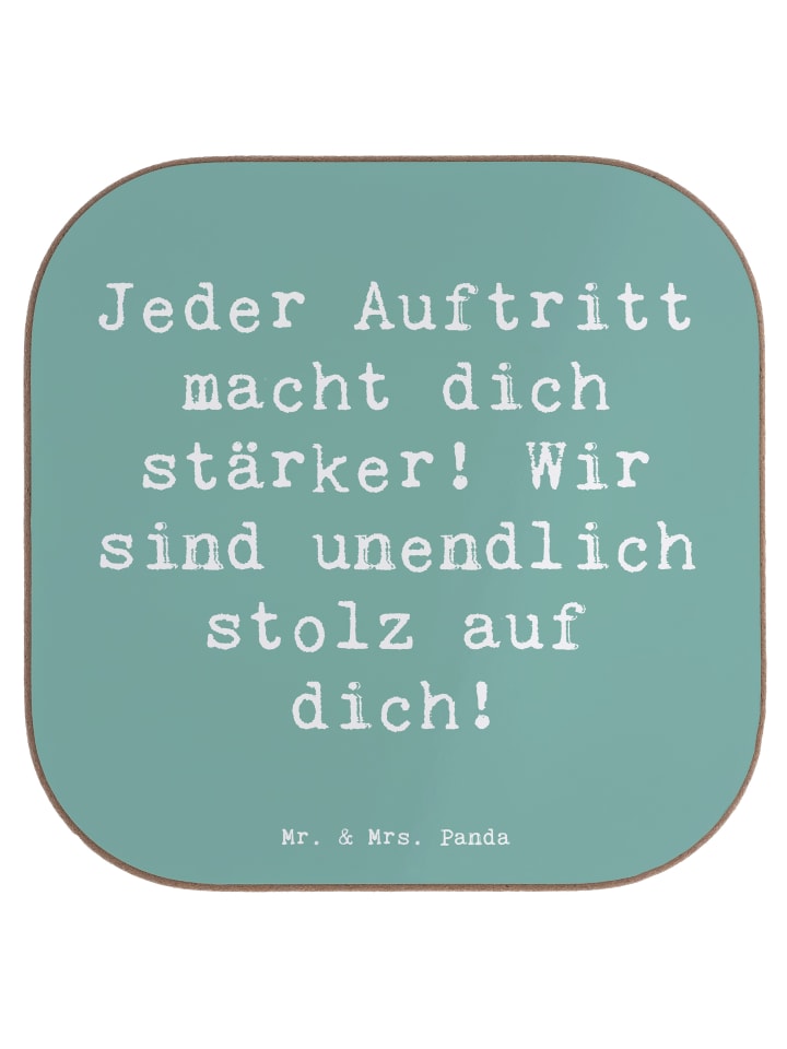 Tischuntersetzer Spruch Vokale musikalische Auf... in Meeresbrise