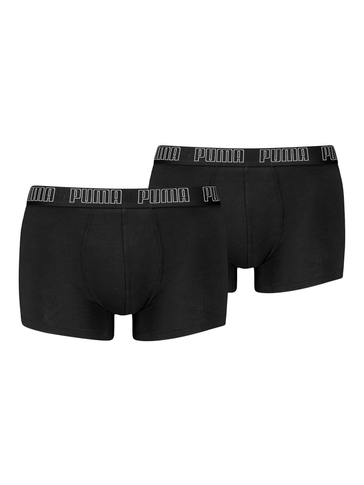 Boxershort 2er Pack in Schwarz