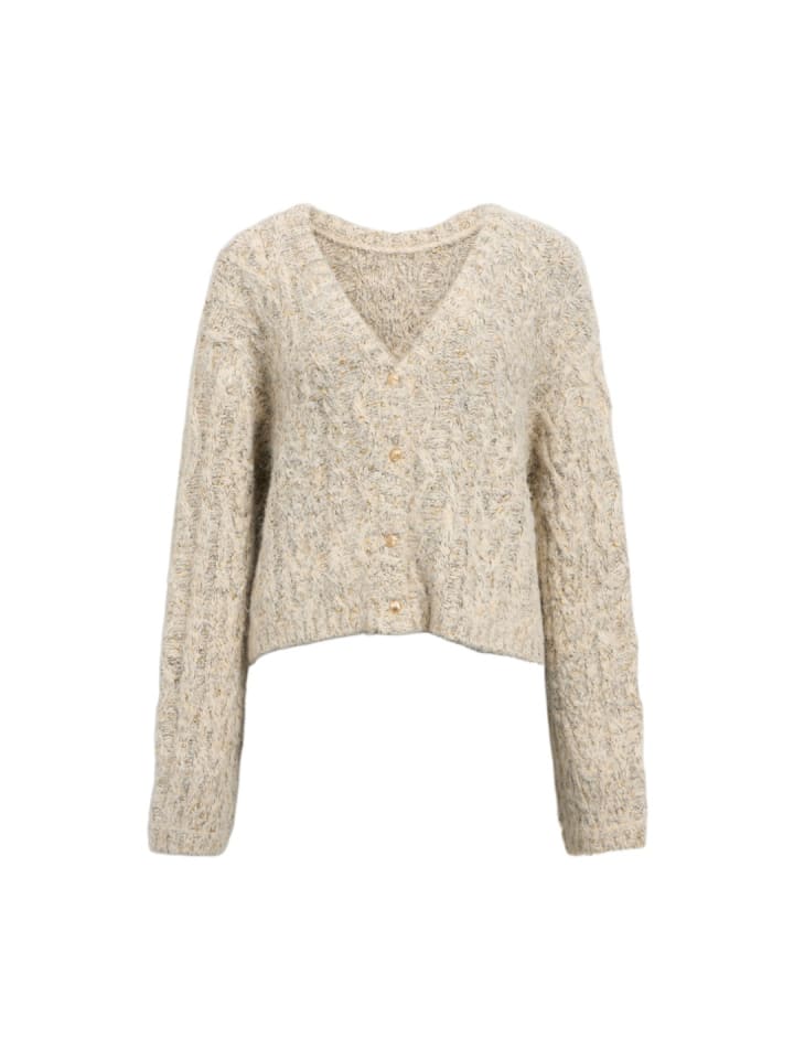 Pullover in white sand