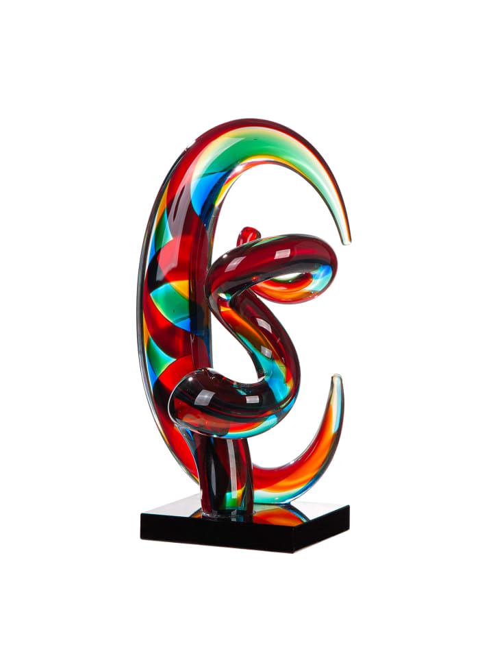 Skulptur Palmeira mehrfarbig - (H) 28 cm