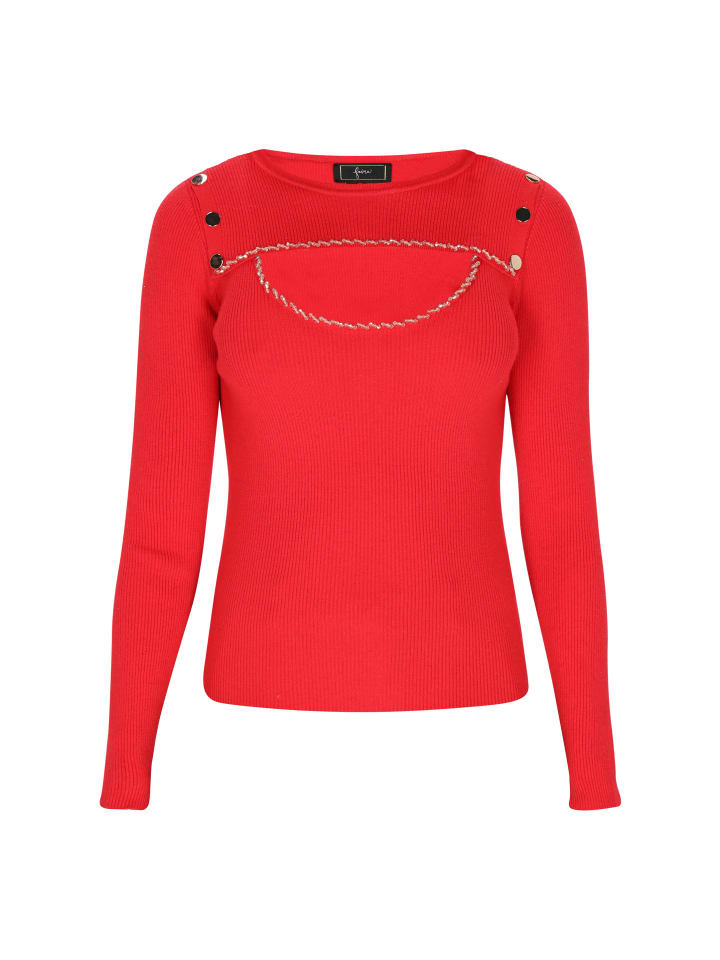 Women Sweater in red
