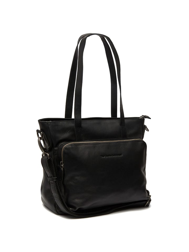 Alicante Schultertasche Leder 31 cm black