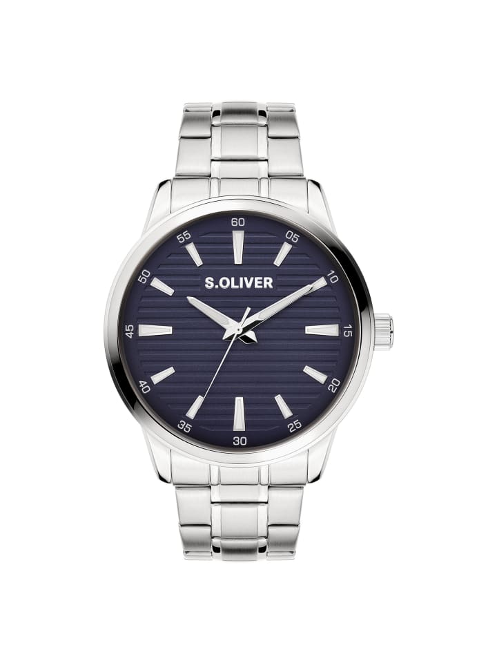 Armbanduhr Core Round in silber