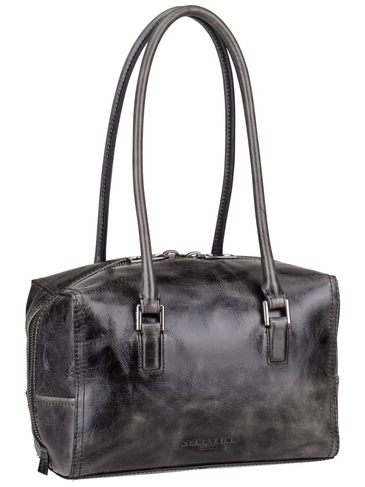 Schultertasche Kayla Archive Lack S in Dark Stone
