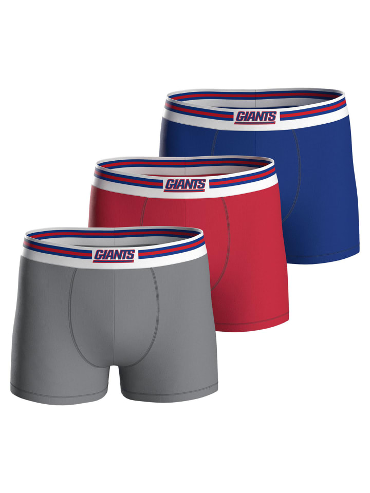 Boxer New York Giants in BLU/MGR/RED