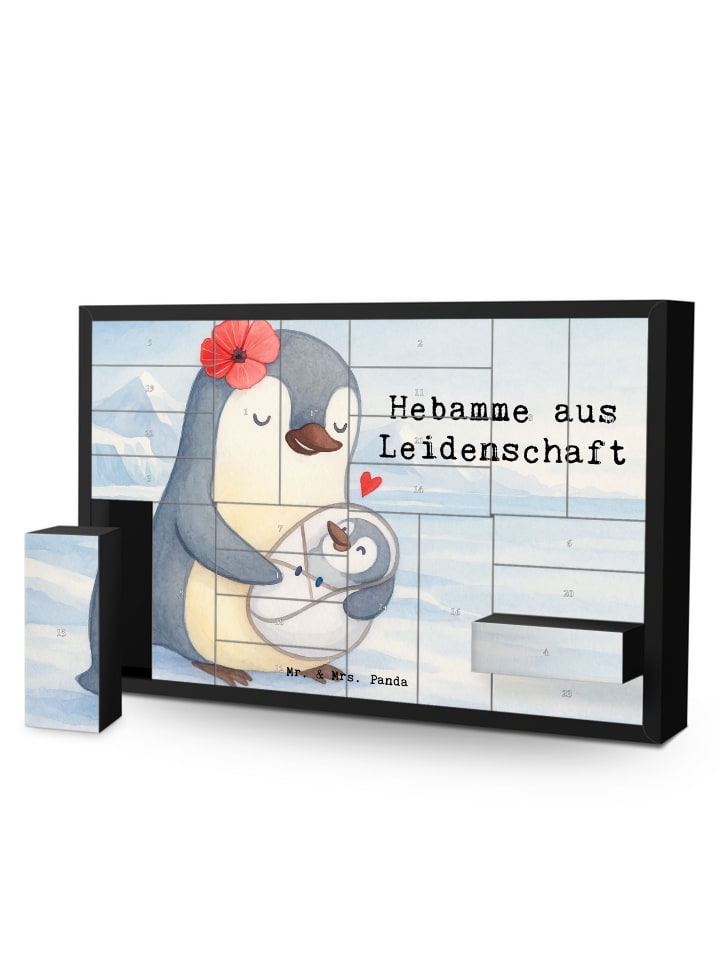 Weihnachtskalender Hebamme Leidenschaft Design ... in Weiß
