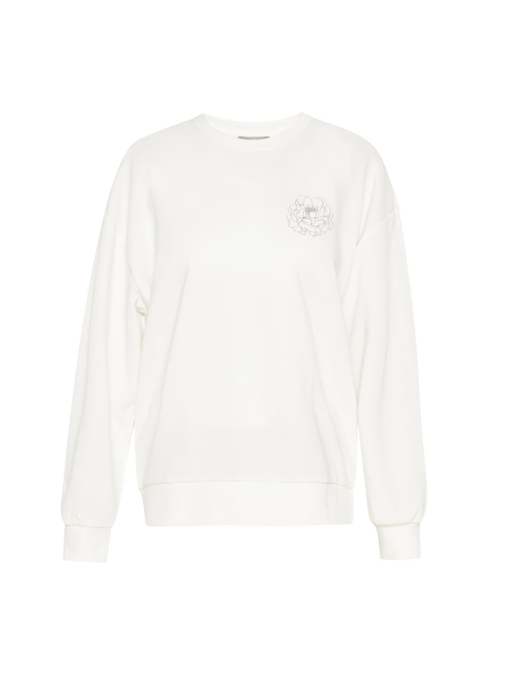 Women Sweatshirt in white