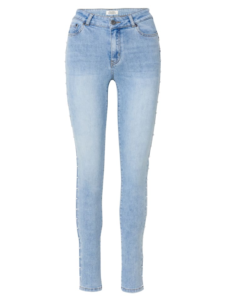Gerade geschnittene jeans lang in blau
