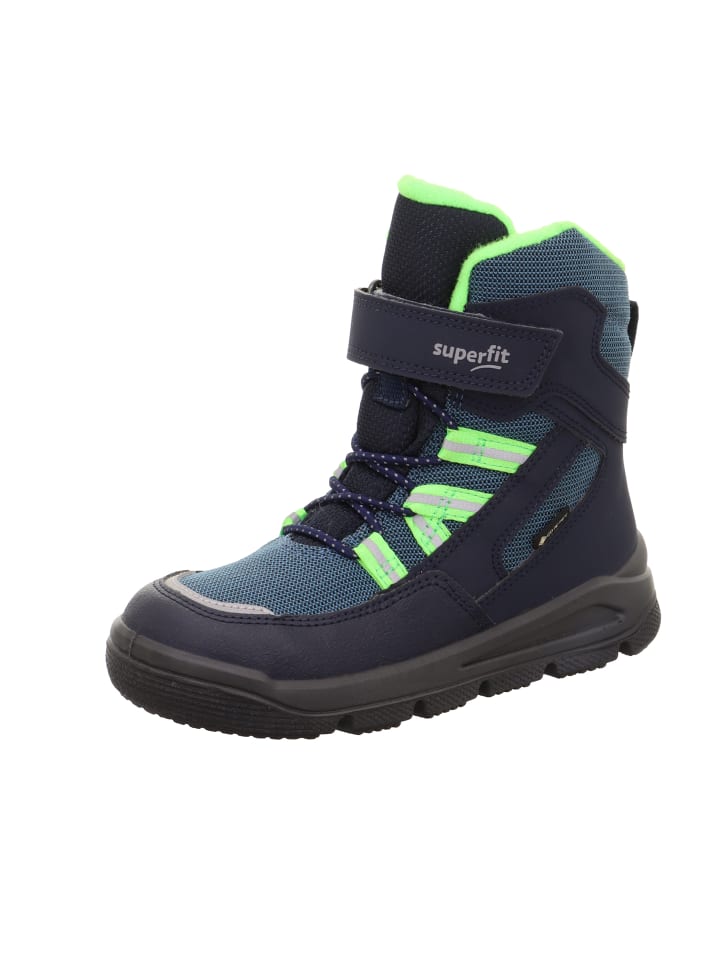 Winterstiefel MARS in Blau/Hellgrün