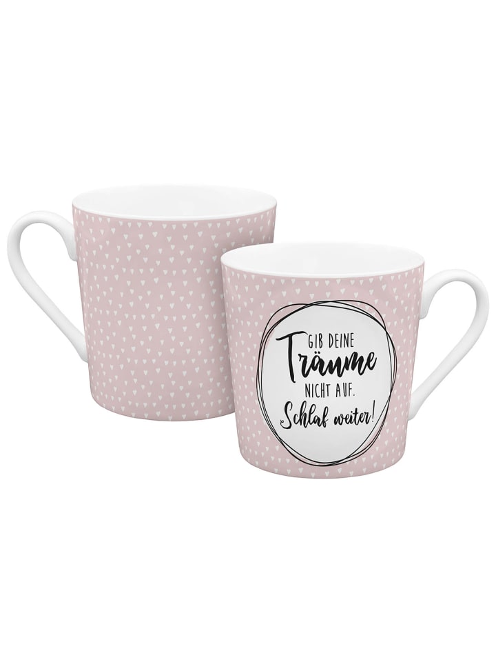 Tasse Träume rosa in Rosa - 350ml