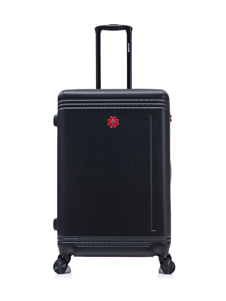 Großer Hartschalenkoffer GSTAAD in Schwarz (100L)