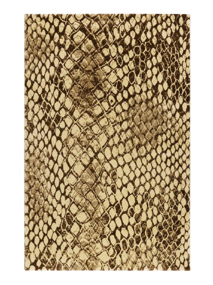 Teppich "Snake" in Beige/Braun