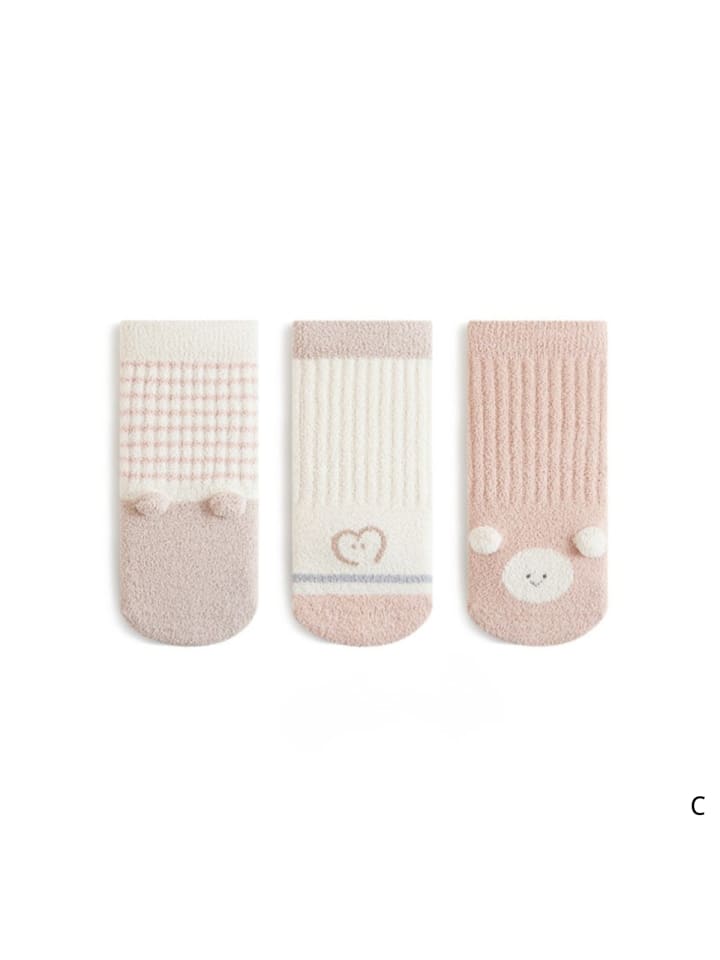 3er-Set 'Schaf' Winter Baby Socken C