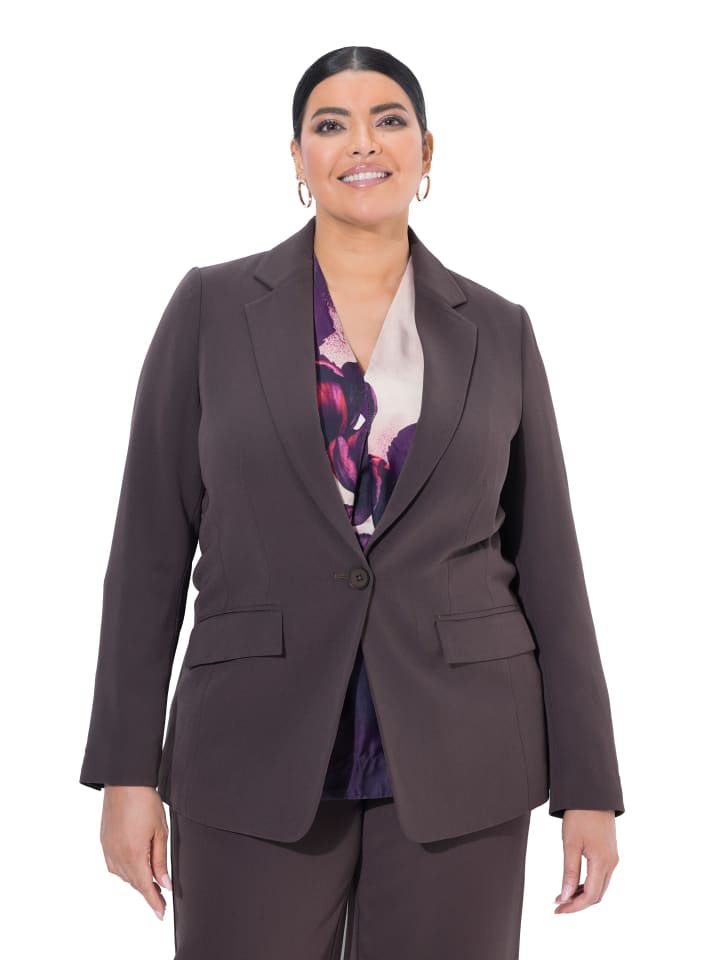 Blazer in mahagoni