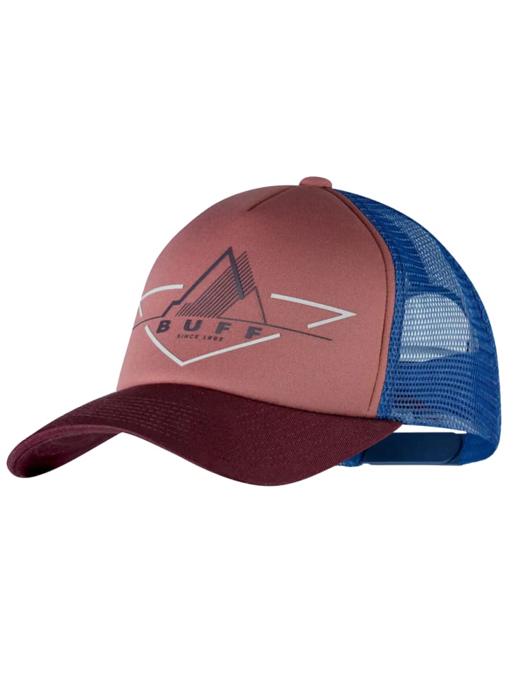 Buff Trucker Cap in Dunkelrot