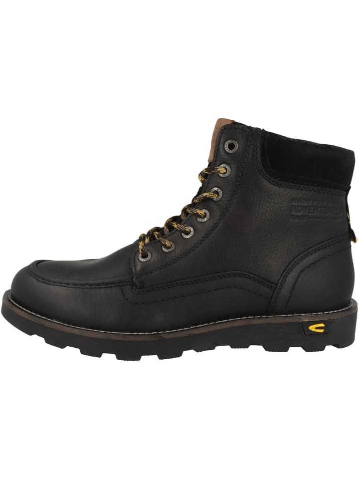 Schnürboots 55OUA02 in schwarz
