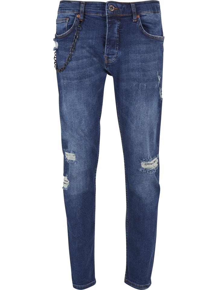 Tapered Jeans in blue