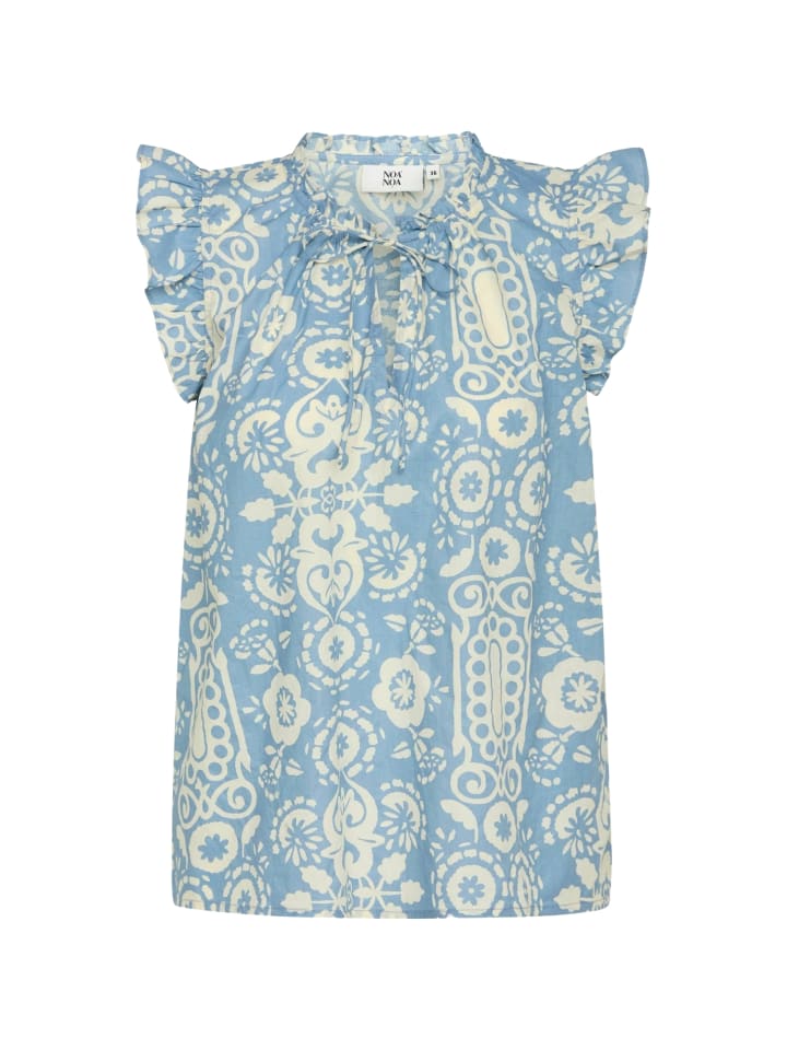 Hemd AnnieNN in Print Blue/White