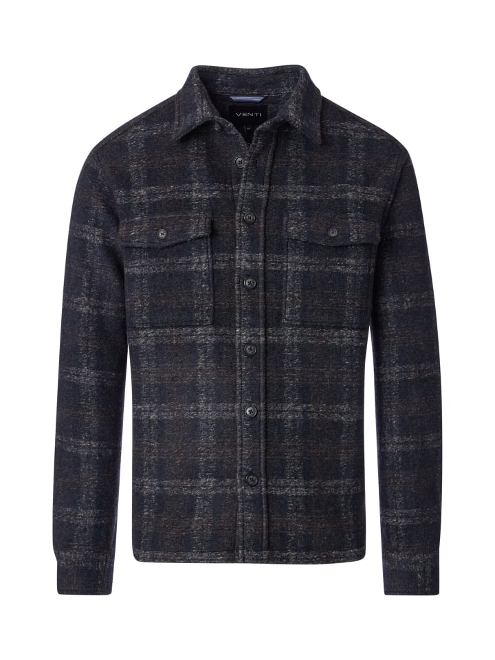 Hemdjacke in Blau