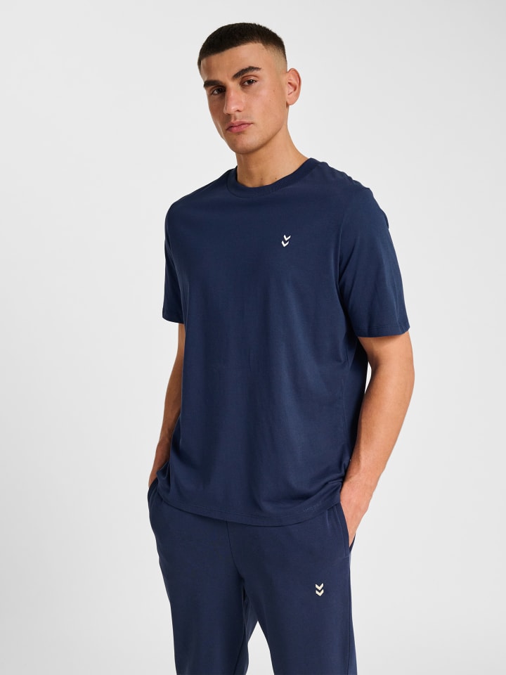 T-Shirt Hmlpulse Herren in DRESS BLUES